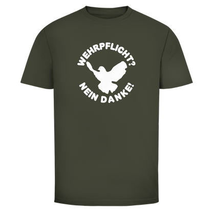 Herren T-Shirt Wehrpflicht? Nein Danke!