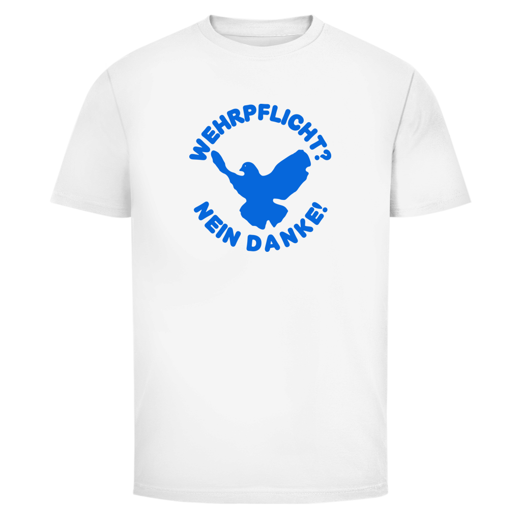 Herren T-Shirt Wehrpflicht? Nein Danke!