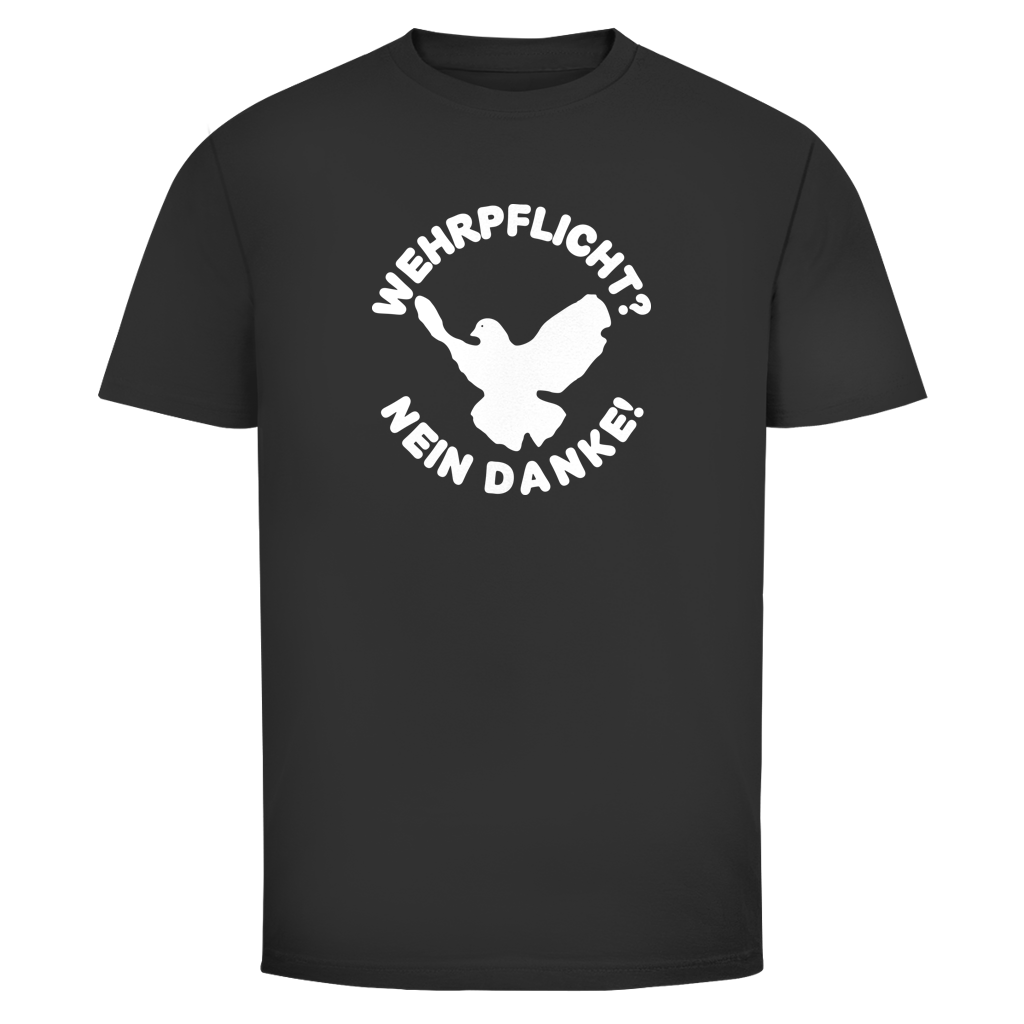 Herren T-Shirt Wehrpflicht? Nein Danke!