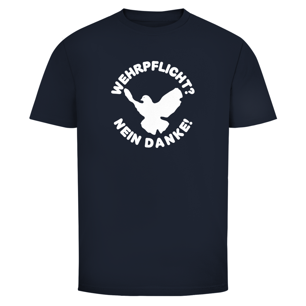 Herren T-Shirt Wehrpflicht? Nein Danke!
