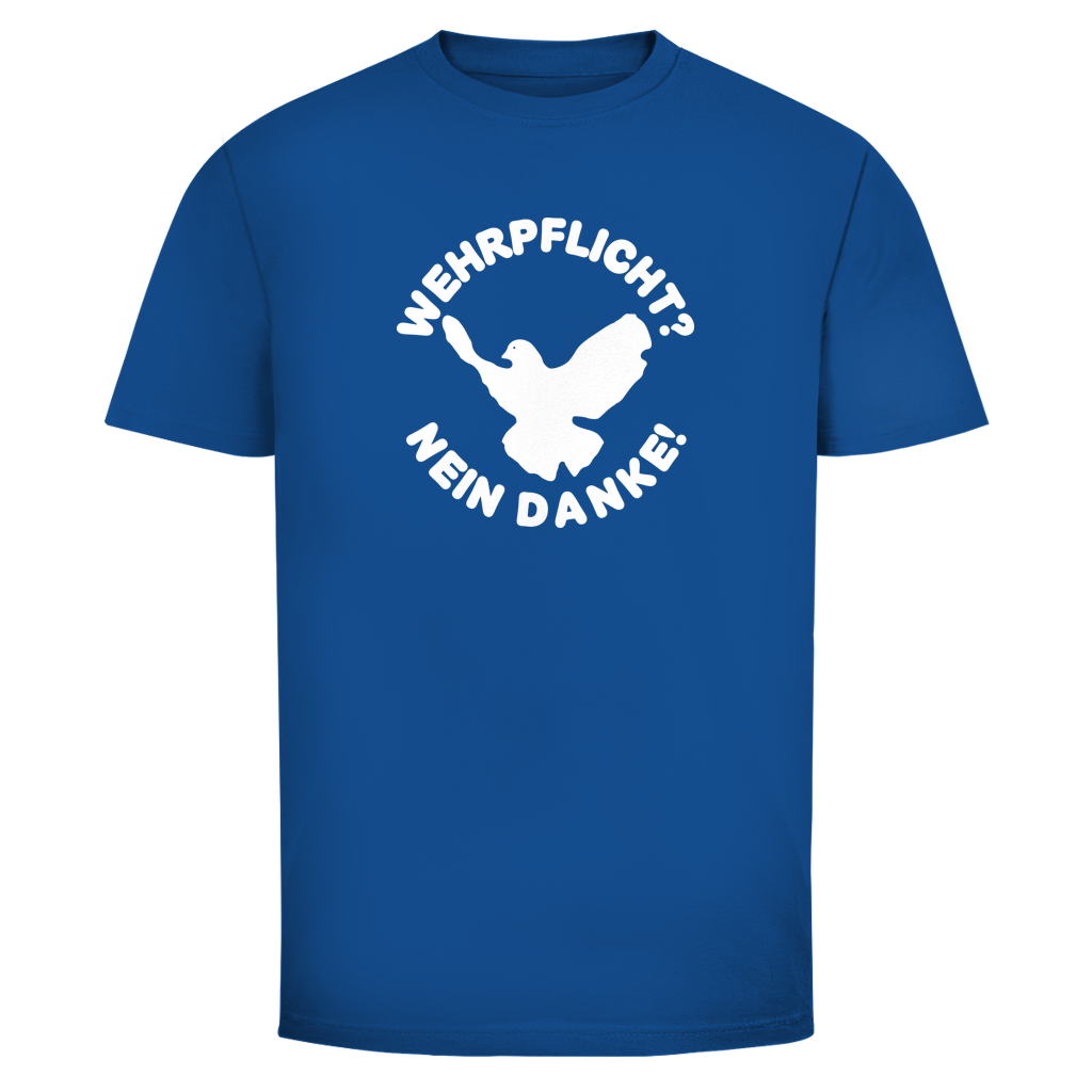 Herren T-Shirt Wehrpflicht? Nein Danke!