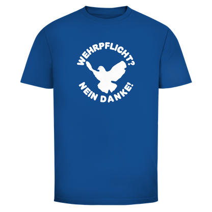 Herren T-Shirt Wehrpflicht? Nein Danke!