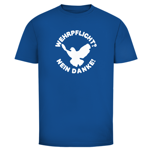Herren T-Shirt Wehrpflicht? Nein Danke!