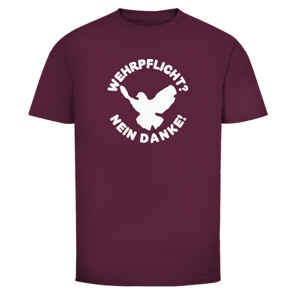 Herren T-Shirt Wehrpflicht? Nein Danke!