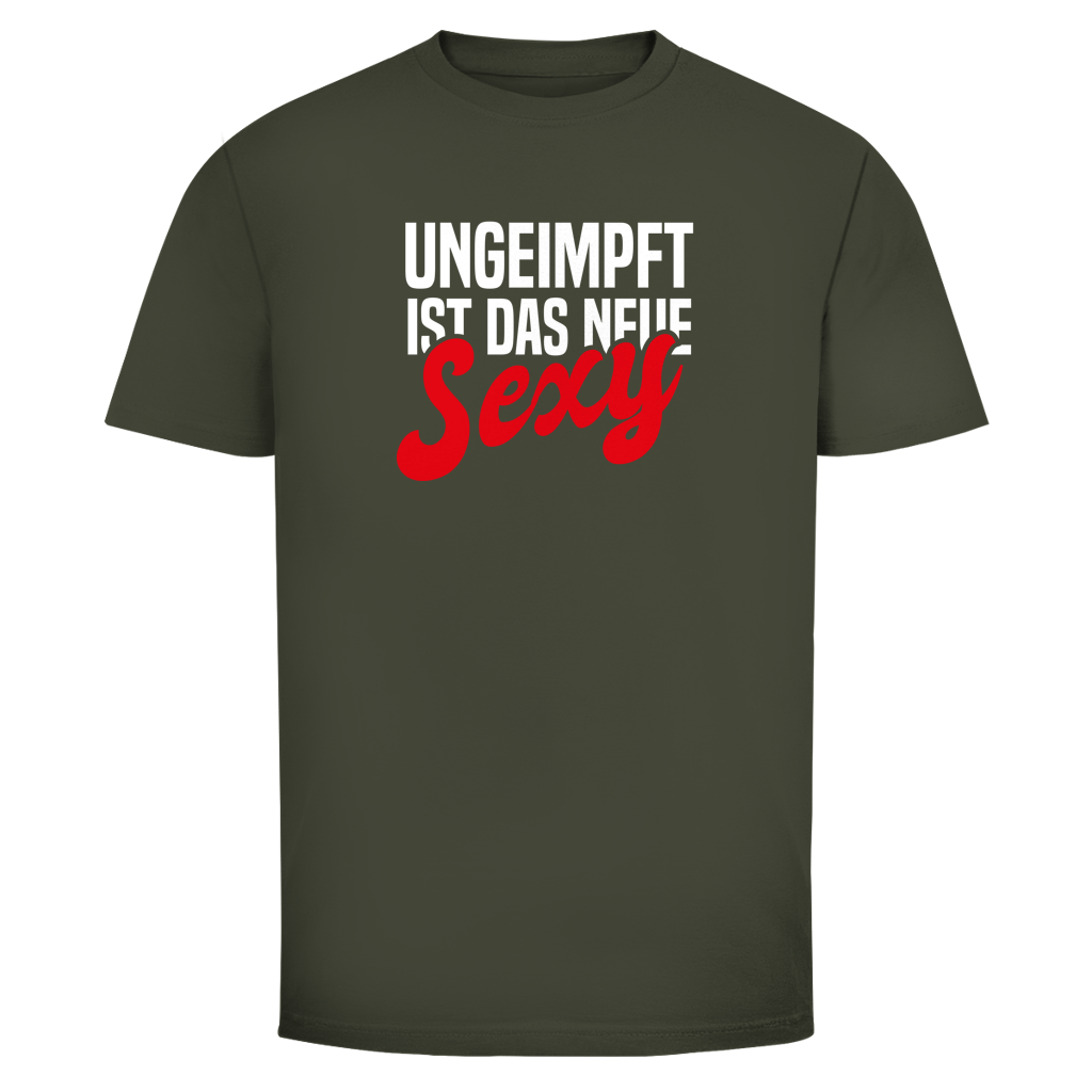 Herren T-Shirt Ungeimpft ist das neue Sexy