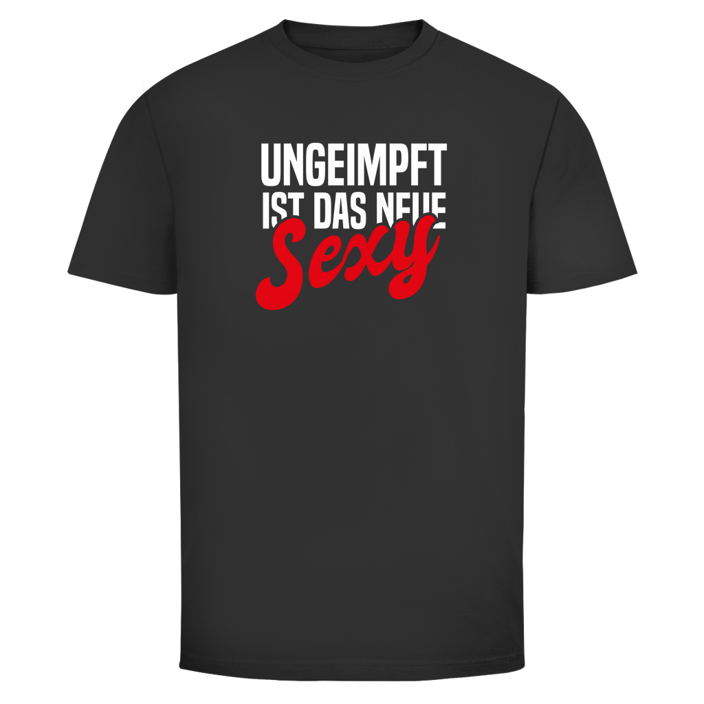 Herren T-Shirt Ungeimpft ist das neue Sexy