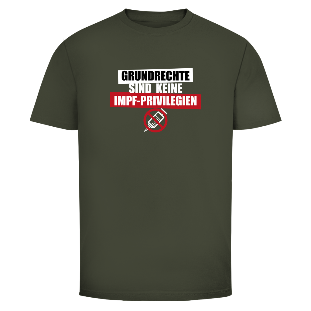 Herren T-Shirt Grundrechte sind keine Impfprivilegien