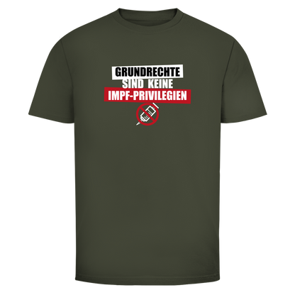 Herren T-Shirt Grundrechte sind keine Impfprivilegien