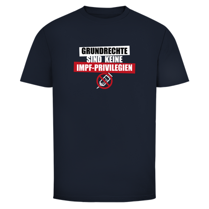 Herren T-Shirt Grundrechte sind keine Impfprivilegien