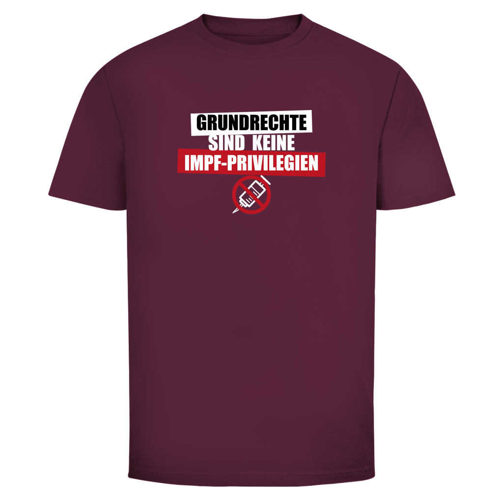 Herren T-Shirt Grundrechte sind keine Impfprivilegien