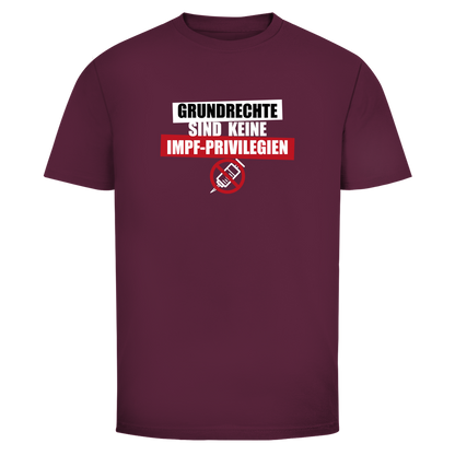 Herren T-Shirt Grundrechte sind keine Impfprivilegien