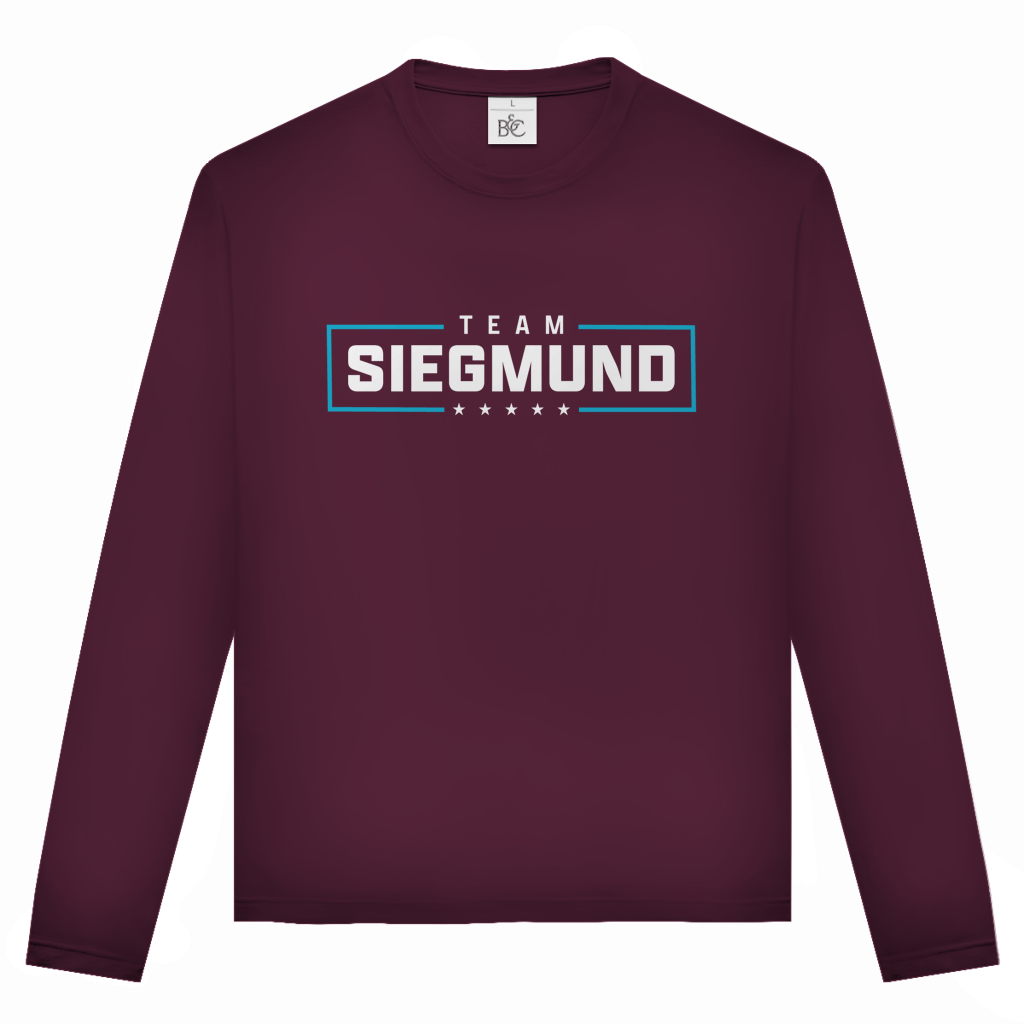 Unisex Langarmshirt Team Siegmund