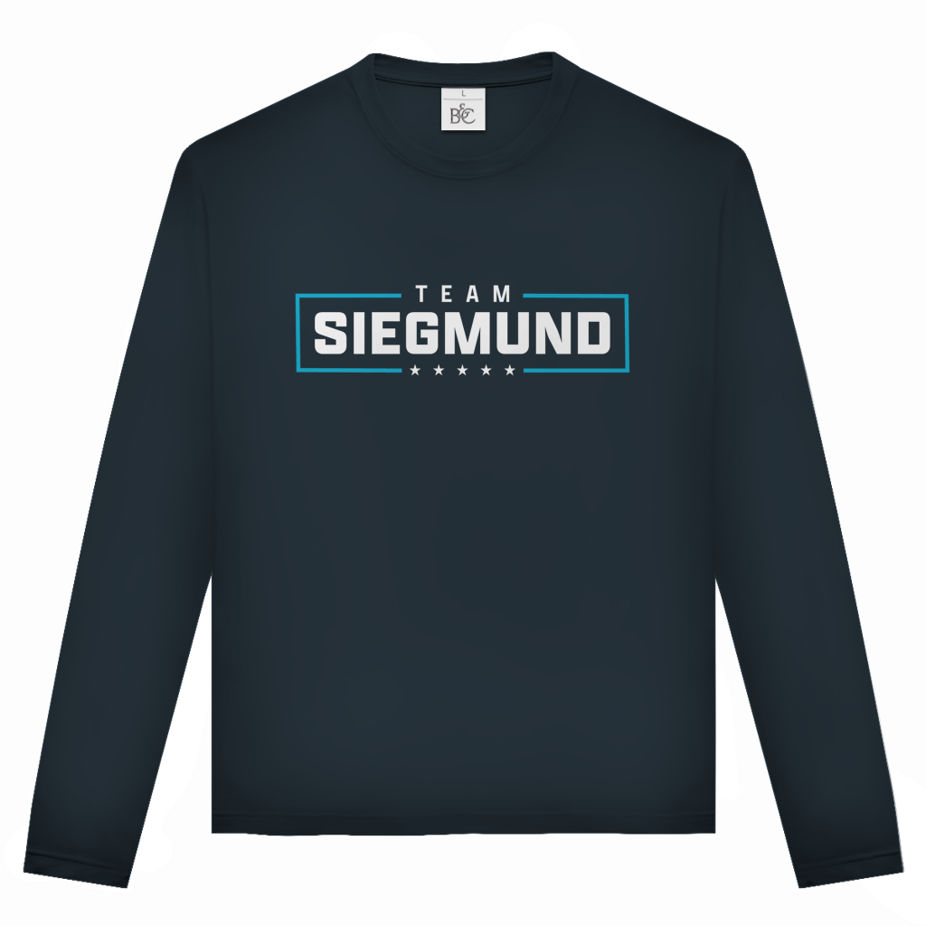 Unisex Langarmshirt Team Siegmund