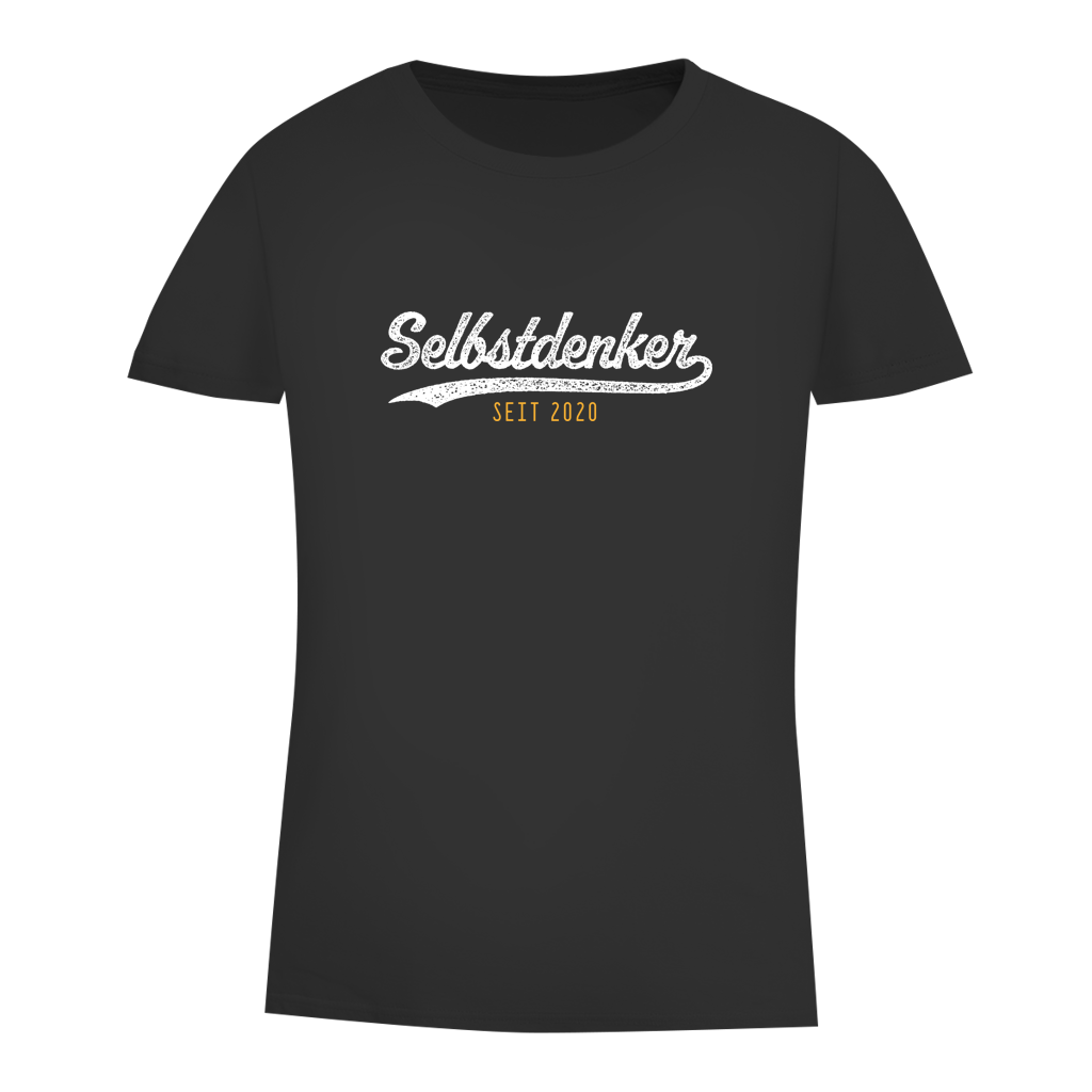 Damen Premium Bio T-Shirt Selbstdenker seit 2020