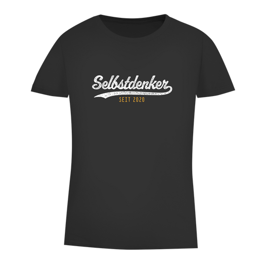 Damen Premium Bio T-Shirt Selbstdenker seit 2020