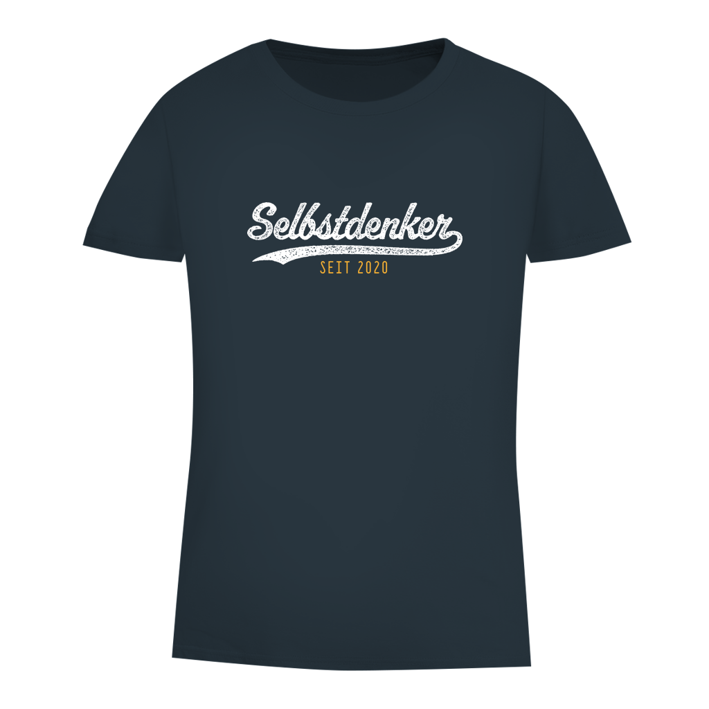 Damen Premium Bio T-Shirt Selbstdenker seit 2020