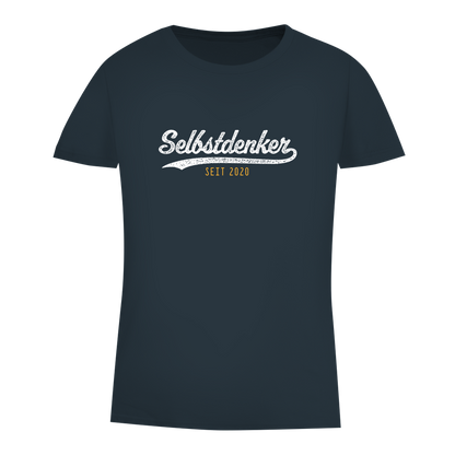 Damen Premium Bio T-Shirt Selbstdenker seit 2020