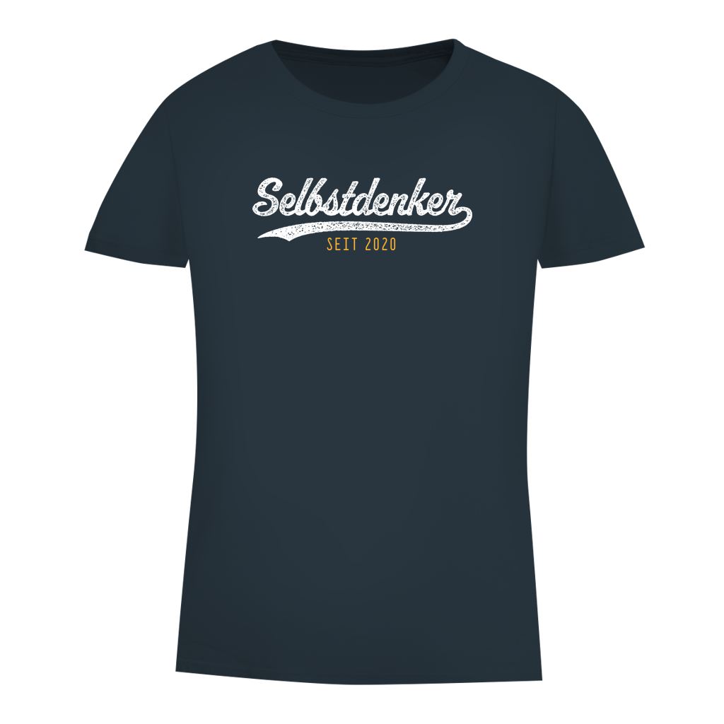 Damen Premium Bio T-Shirt Selbstdenker seit 2020