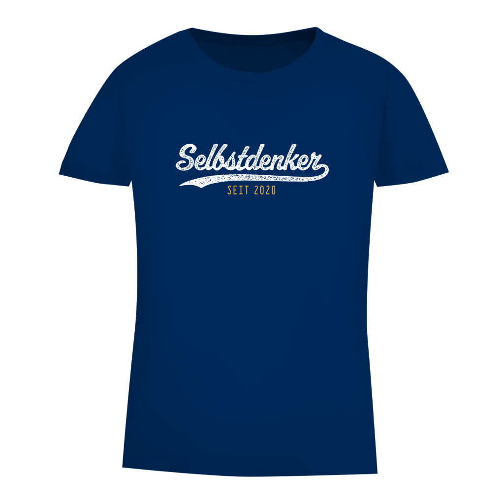 Damen Premium Bio T-Shirt Selbstdenker seit 2020
