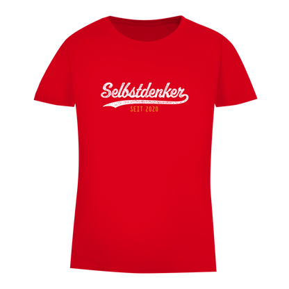 Damen Premium Bio T-Shirt Selbstdenker seit 2020