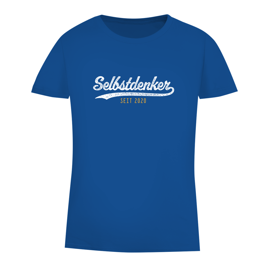 Damen Premium Bio T-Shirt Selbstdenker seit 2020