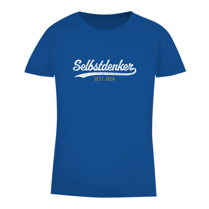 Damen Premium Bio T-Shirt Selbstdenker seit 2020