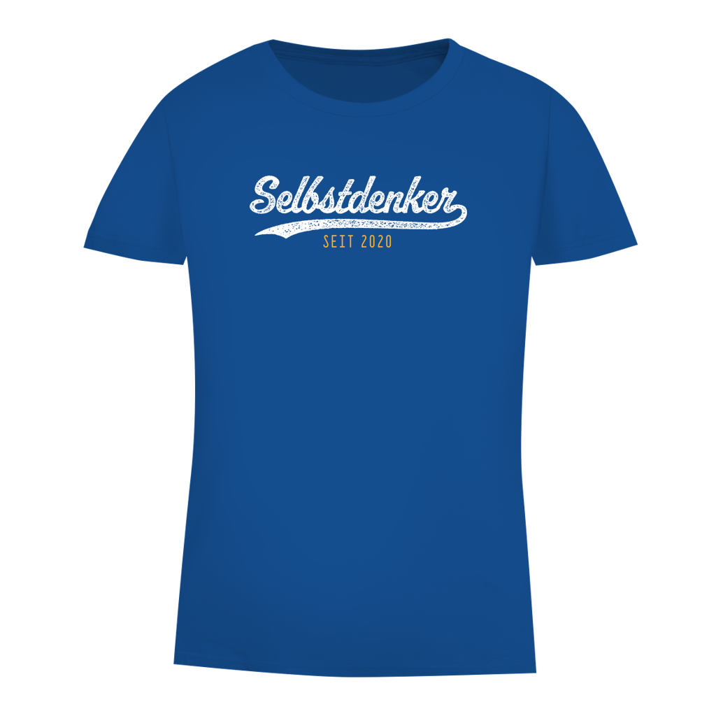 Damen Premium Bio T-Shirt Selbstdenker seit 2020