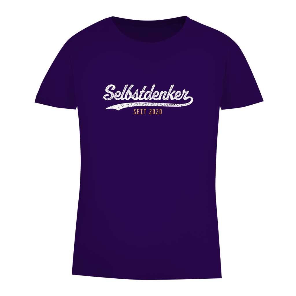 Damen Premium Bio T-Shirt Selbstdenker seit 2020