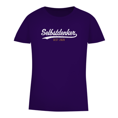 Damen Premium Bio T-Shirt Selbstdenker seit 2020