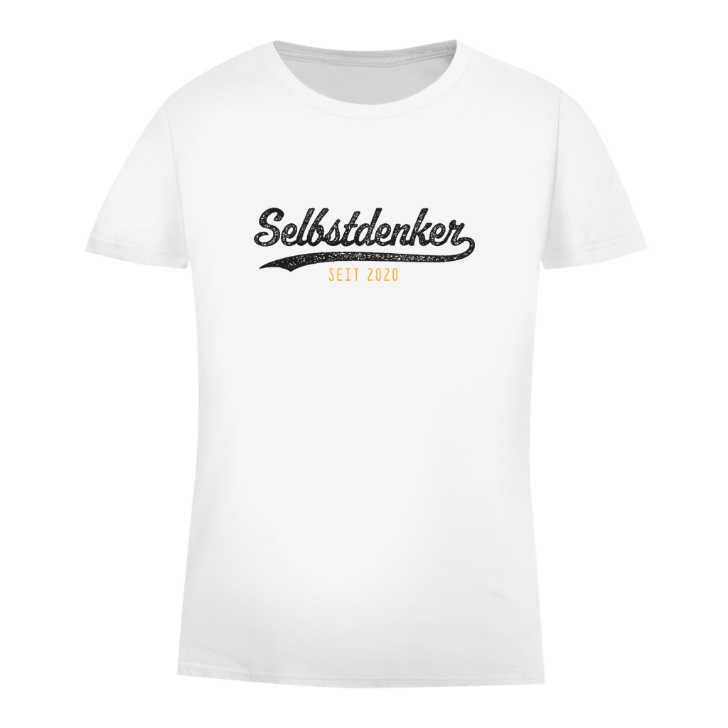 Damen Premium Bio T-Shirt Selbstdenker seit 2020
