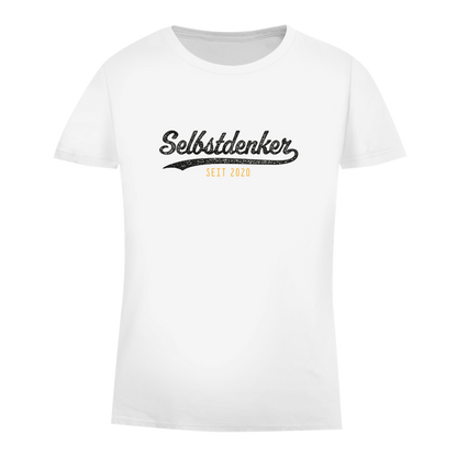 Damen Premium Bio T-Shirt Selbstdenker seit 2020