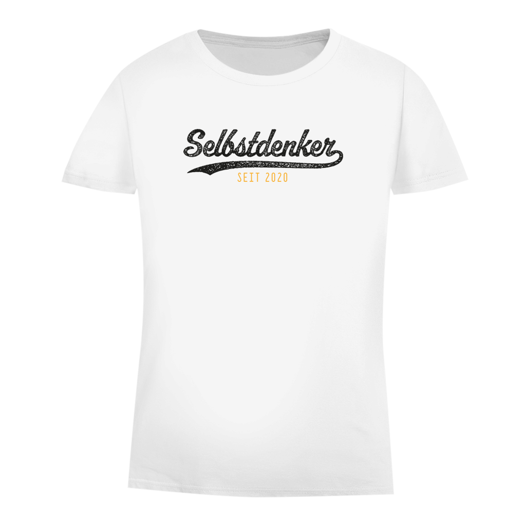 Damen Premium Bio T-Shirt Selbstdenker seit 2020