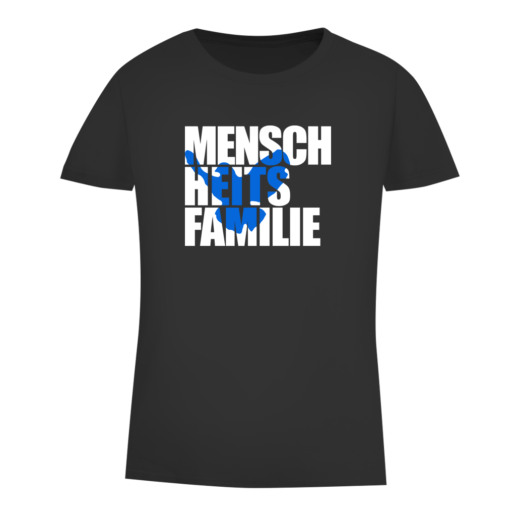 Damen Premium Bio T-Shirt Menschheitsfamilie