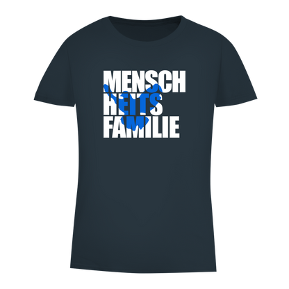 Damen Premium Bio T-Shirt Menschheitsfamilie