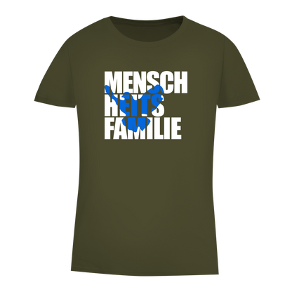 Damen Premium Bio T-Shirt Menschheitsfamilie
