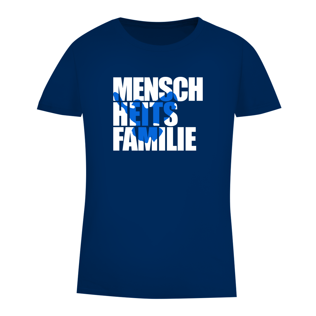Damen Premium Bio T-Shirt Menschheitsfamilie
