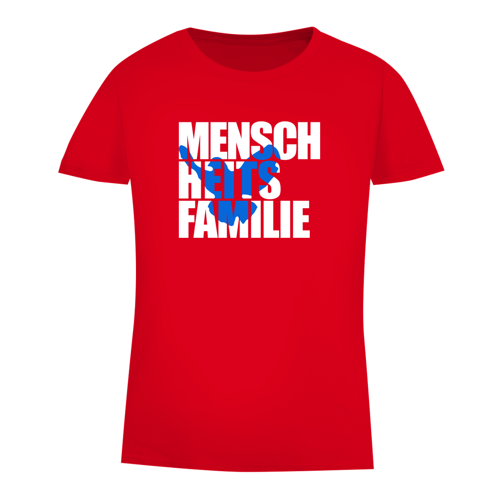 Damen Premium Bio T-Shirt Menschheitsfamilie