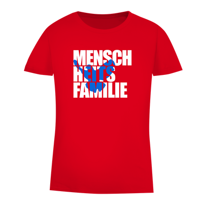 Damen Premium Bio T-Shirt Menschheitsfamilie