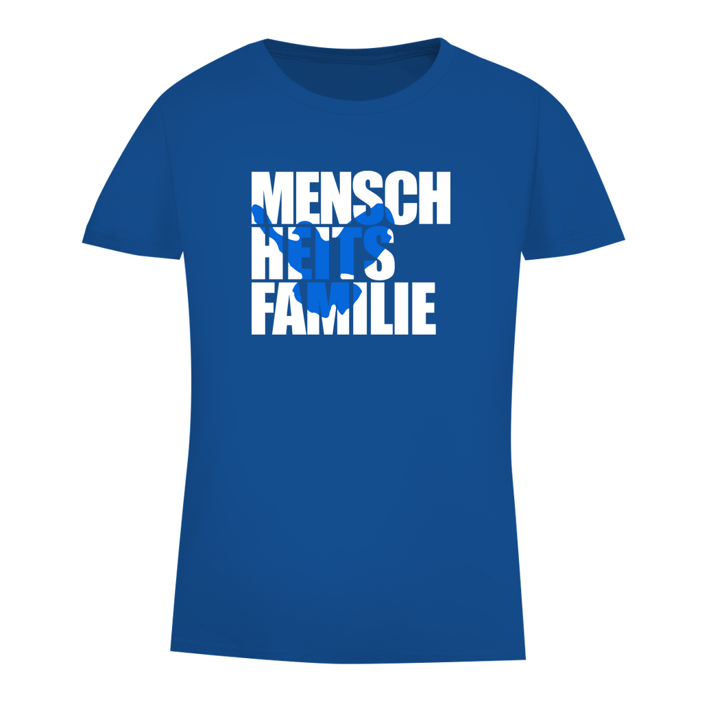 Damen Premium Bio T-Shirt Menschheitsfamilie