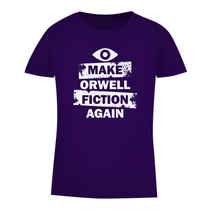 Damen Premium Bio T-Shirt Make Orwell Fiction Again