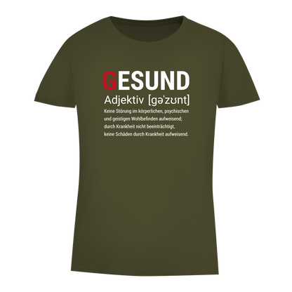 Damen Premium Bio T-Shirt Gesund