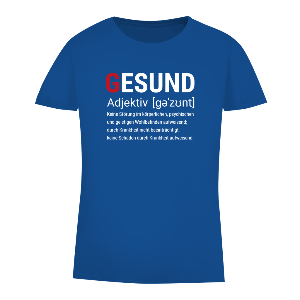 Damen Premium Bio T-Shirt Gesund