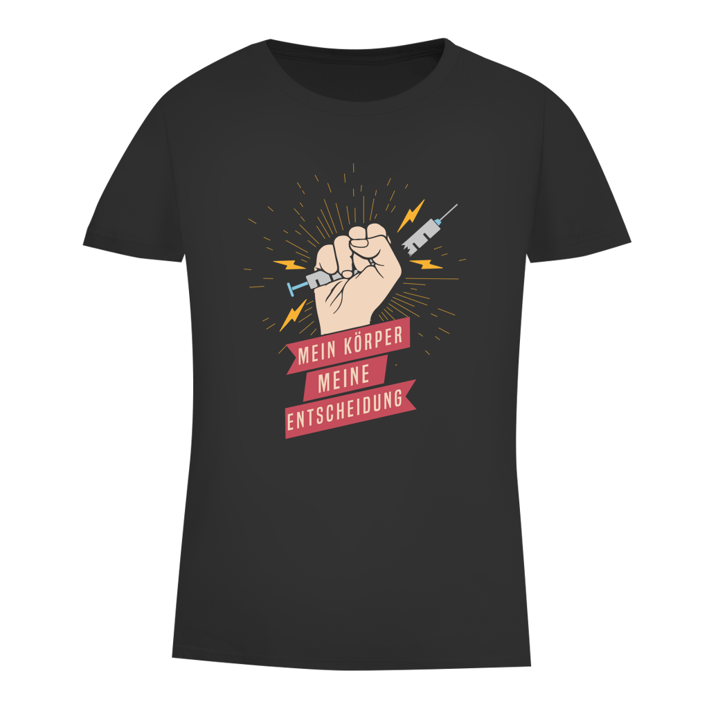 Damen Premium Bio T-Shirt Mein Körper, meine Entscheidung