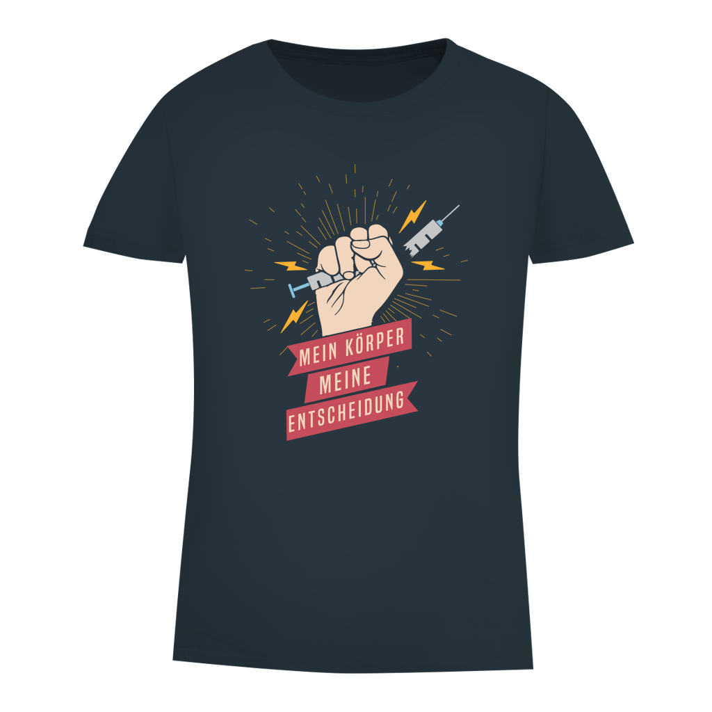 Damen Premium Bio T-Shirt Mein Körper, meine Entscheidung