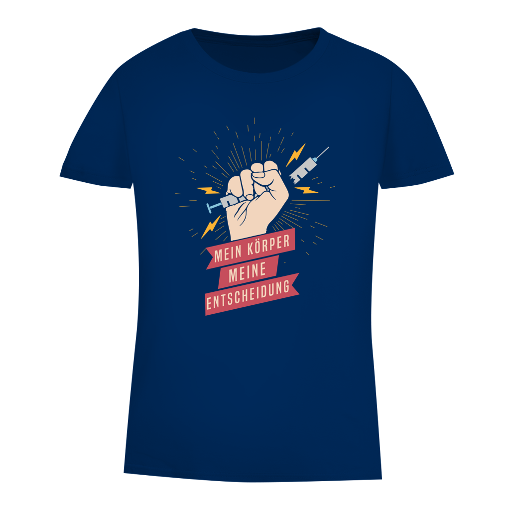 Damen Premium Bio T-Shirt Mein Körper, meine Entscheidung