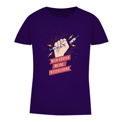 Damen Premium Bio T-Shirt Mein Körper, meine Entscheidung