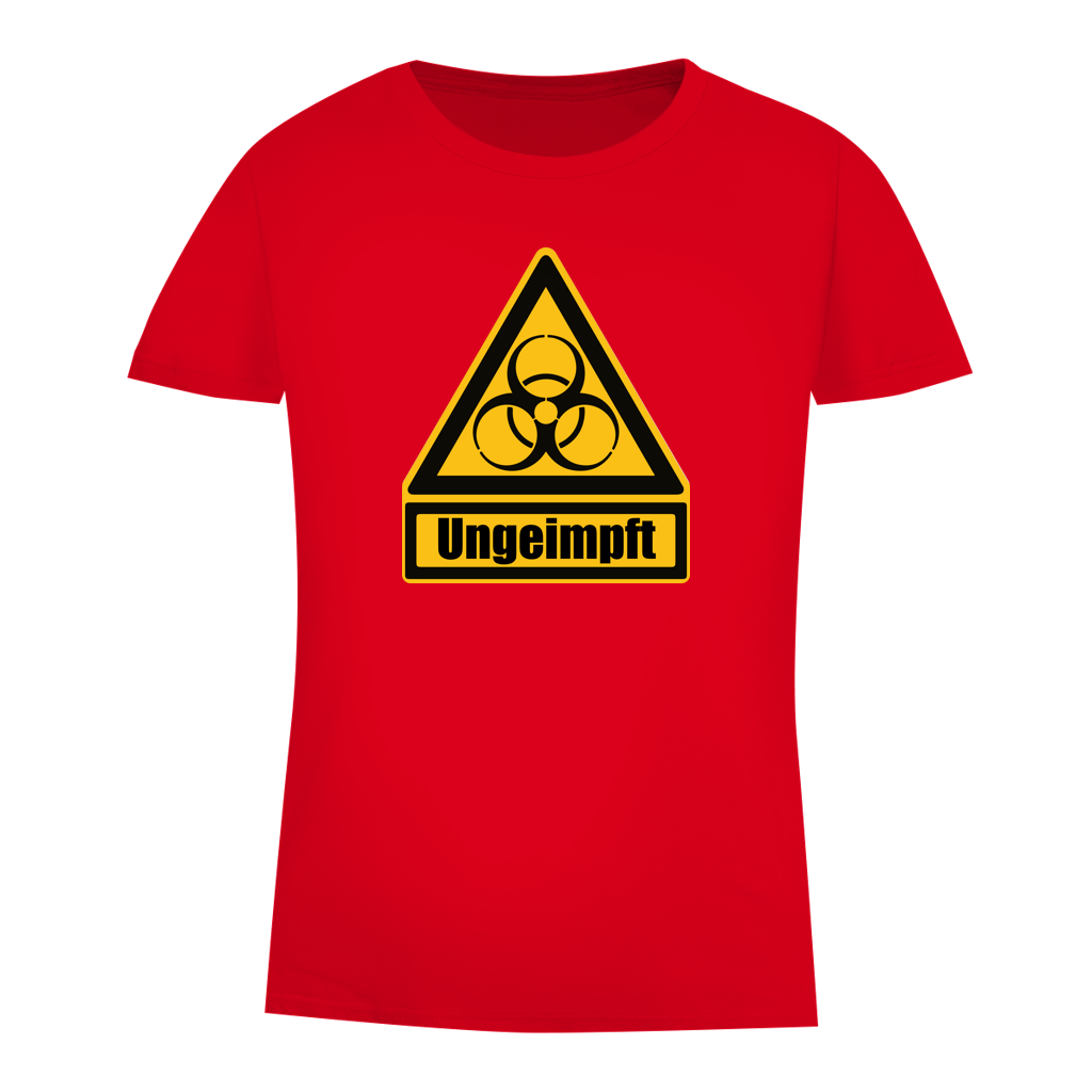 Damen Premium Bio T-Shirt Ungeimpft