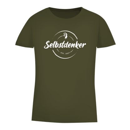 Damen Premium Bio T-Shirt Selbstdenker