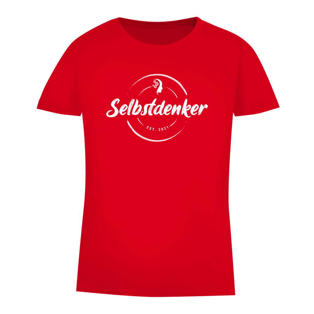 Damen Premium Bio T-Shirt Selbstdenker