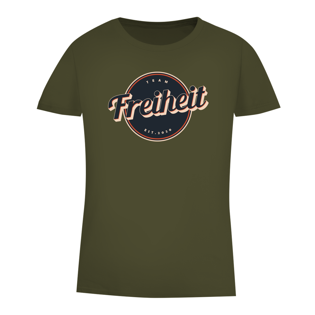 Damen Premium Bio T-Shirt Team Freiheit